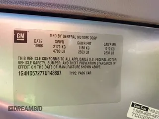 2007 Buick Lucerne V6 CXL with VIN 1G4HD57277U148897, listed as a IAAI auction lot 41743649 with 240,414 mi miles. Bid and sale history available at carsss.com. Image 9.