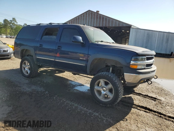 2003 Chevrolet Suburban LT z VIN 1GNEC16Z63J237235, wystawiony jako Copart lot #52782285 z przebiegiem 241 272 mil mil oraz Szkoda całkowita • Salvage title. Historia ofert i sprzedaży dostępna na DreamBid. Obrazek 4.