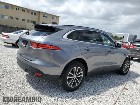 2020 Jaguar F-Pace 25t Premium with VIN SADCJ2FX2LA660716, listed as a Copart auction lot 50395805 with 15,619 mi miles and Non Repairable. Bid and sale history available at DreamBid. Image 3.