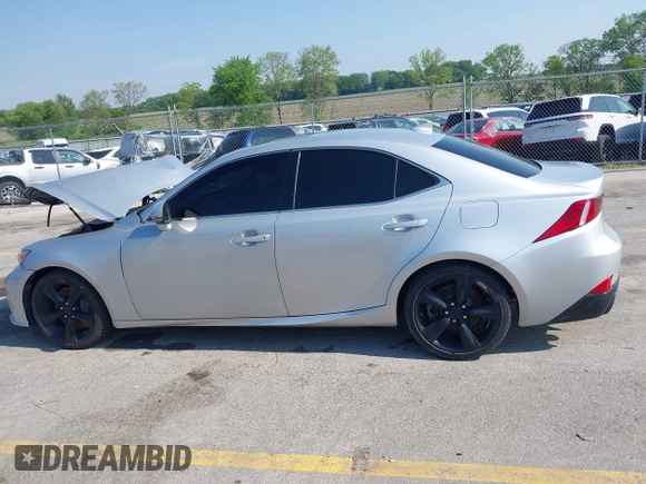 2014 Lexus IS 350 with VIN JTHCE1D24E5001032, listed as a IAAI auction lot 42417284 with 132,596 mi miles and . Bid and sale history available at DreamBid. Image 14.