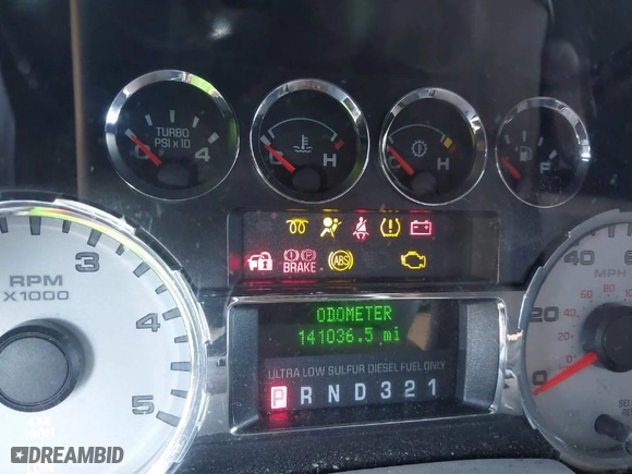 2008 Ford Super Duty F-250 SRW XL with VIN 1FTSW21R98EC08991, listed as a IAAI auction lot 41135638 with 141,036 mi miles. Bid and sale history available at carsss.com. Image 7.