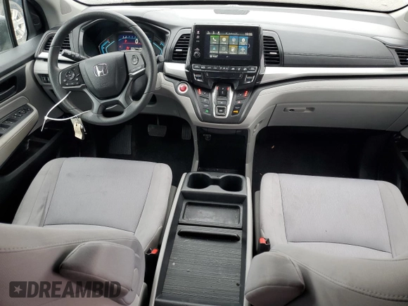 2020 Honda Odyssey EX with VIN 5FNRL6H56LB017408, listed as a Copart auction lot 44241645 with 75,520 mi miles and Salvage Title. Bid and sale history available at DreamBid. Image 8.