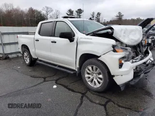 2022 Chevrolet Silverado 1500 Custom with VIN 1GCPDBEKXNZ531847, listed as a Copart auction lot 84716374 with 54,211 mi miles and Salvage Title. Bid and sale history available at carsss.com. Image 4.