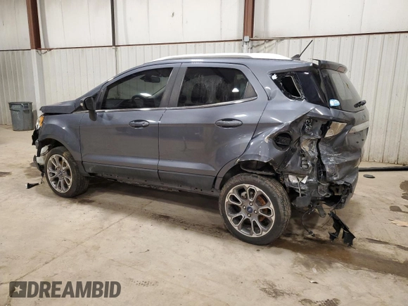 2018 Ford EcoSport Titanium z VIN MAJ6P1WL3JC247791, wystawiony jako Copart lot #46107425 z przebiegiem 54 459 mil mil oraz Szkoda całkowita • Salvage title. Historia ofert i sprzedaży dostępna na DreamBid. Obrazek 2.