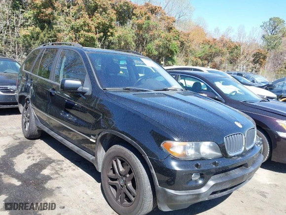 2004 BMW X5 3.0i with VIN 5UXFA13584LU32892, listed as a IAAI auction lot 41908811 with 217,448 mi miles. Bid and sale history available at carsss.com. Image 1.