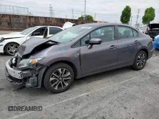 2015 Honda Civic EX with VIN 2HGFB2F85FH565301, listed as a Copart auction lot 54958005 with 114,635 mi miles and Salvage Title. Bid and sale history available at DreamBid. Image 1.