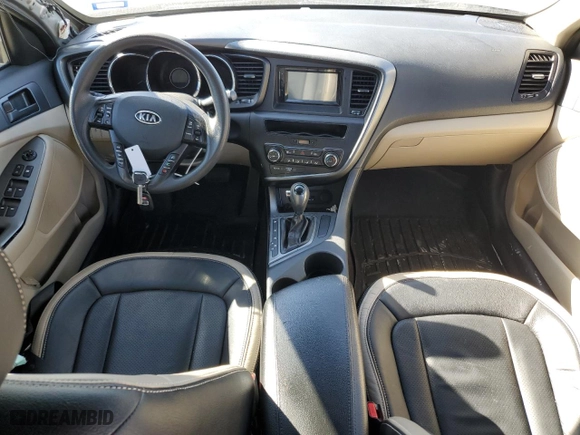 2011 Kia Optima LX with VIN KNAGM4A72B5184026, listed as a Copart auction lot 41398415 with 107,383 mi miles and Salvage Title. Bid and sale history available at carsss.com. Image 8.