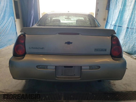 2005 Chevrolet Monte Carlo LS with VIN 2G1WW12E159118121, listed as a Copart auction lot 75941444 with 80,766 mi miles and Salvage Title. Bid and sale history available at carsss.com. Image 6.