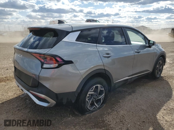 2024 Kia Sportage LX with VIN KNDPU3DF3R7302633, listed as a Copart auction lot 53269835 with 27,754 mi miles and Salvage Title. Bid and sale history available at DreamBid. Image 3.