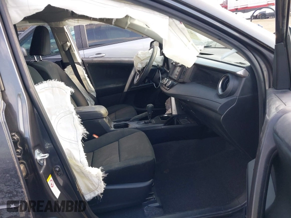 2016 Toyota RAV4 LE with VIN JTMBFREV9GJ071041, listed as a IAAI auction lot 41410462 with 57,396 mi miles. Bid and sale history available at carsss.com. Image 5.