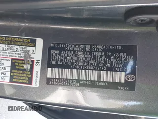 2008 Toyota Camry LE with VIN 4T1BE46K68U732143, listed as a IAAI auction lot 41845419 with 236,214 mi miles. Bid and sale history available at carsss.com. Image 9.