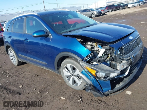2018 Kia Niro LX with VIN KNDCB3LCXJ5117068, listed as a IAAI auction lot 41784164 with 88,859 mi miles. Bid and sale history available at carsss.com. Image 1.