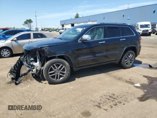 2019 Jeep Grand Cherokee Limited with VIN 1C4RJFBG7KC679963, listed as a Copart auction lot 56766685 with 64,677 mi miles and Clean title. Bid and sale history available at DreamBid. Image 1.