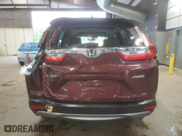 2019 Honda CR-V EX with VIN 2HKRW2H52KH662962, listed as a Copart auction lot 55808015 with 10,899 mi miles and Salvage Title. Bid and sale history available at DreamBid. Image 6.