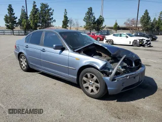 2004 BMW 3 Series 325i with VIN WBAAZ33404KP83614, listed as a Copart auction lot 46553355 with 146,198 mi miles and Salvage Title. Bid and sale history available at carsss.com. Image 4.