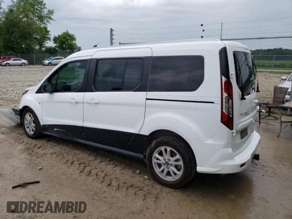 2022 Ford Transit Connect XLT with VIN NM0GS9F28N1543603, listed as a Copart auction lot 61275774 with 19,014 mi miles and Salvage title. Bid and sale history available at DreamBid. Image 2.