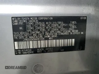 2008 Toyota RAV4 with VIN JTMZD33V086081028, listed as a Copart auction lot 52399315 with 165,294 mi miles and Salvage Title. Bid and sale history available at carsss.com. Image 13.