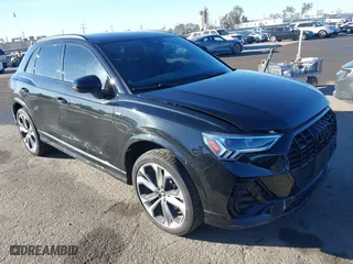 2021 Audi Q3 S line Premium Plus with VIN WA1EECF32M1147473, listed as a IAAI auction lot 41255285 with 57,735 mi miles. Bid and sale history available at carsss.com. Image 1.