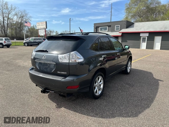 2009 Lexus RX 350 with VIN 2T2HK31U89C116769, listed as a Copart auction lot 55561405 with 201,203 mi miles and Salvage Title. Bid and sale history available at DreamBid. Image 4.