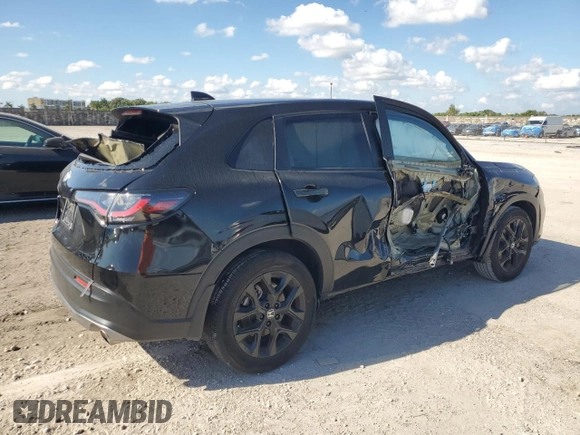 2024 Honda HR-V Sport with VIN 3CZRZ1H58RM729290, listed as a Copart auction lot 50696295 with 7,718 mi miles and Salvage Title. Bid and sale history available at carsss.com. Image 3.