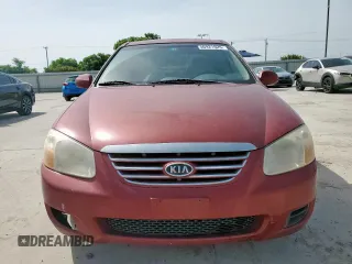 2007 Kia Spectra EX with VIN KNAFE122475378574, listed as a Copart auction lot 56921925 with 142,268 mi miles and Salvage title. Bid and sale history available at DreamBid. Image 5.