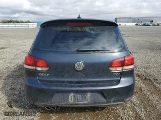 2011 Volkswagen Golf TDI with VIN WVWNM7AJ6BW045258, listed as a Copart auction lot 71380574 with 217,641 mi miles and Salvage Title. Bid and sale history available at carsss.com. Image 6.