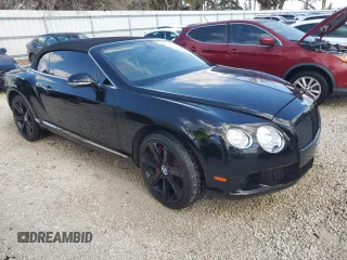 2013 Bentley Continental GT with VIN SCBGR3ZA8DC079782, listed as a Copart auction lot 77968004 with 52,913 mi miles and Salvage Title. Bid and sale history available at DreamBid. Image 4.