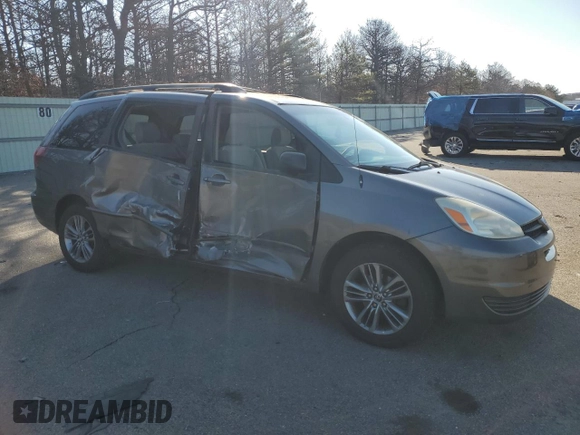 2005 Toyota Sienna CE with VIN 5TDZA23C95S340662, listed as a Copart auction lot 46272875 with 102,016 mi miles and Salvage Title. Bid and sale history available at carsss.com. Image 4.