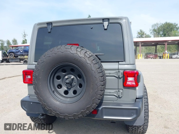 2019 Jeep Wrangler Unlimited Sahara with VIN 1C4HJXEG6KW644553, listed as a IAAI auction lot 42465842 with 40,226 mi miles and . Bid and sale history available at DreamBid. Image 17.