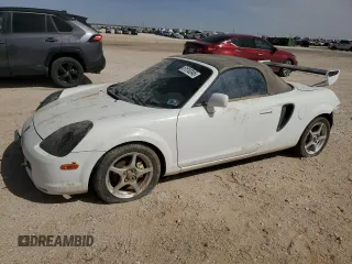 2000 Toyota MR2 z VIN JTDFR3204Y0013246, wystawiony jako Copart lot #51510245 z przebiegiem 43 911 mil mil oraz Tytuł czysty. Historia ofert i sprzedaży dostępna na DreamBid. Obrazek 1.