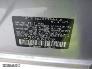 2019 Subaru Crosstrek Limited with VIN JF2GTANC8KH222208, listed as a IAAI auction lot 41507674 with 59,741 mi miles. Bid and sale history available at carsss.com. Image 9.