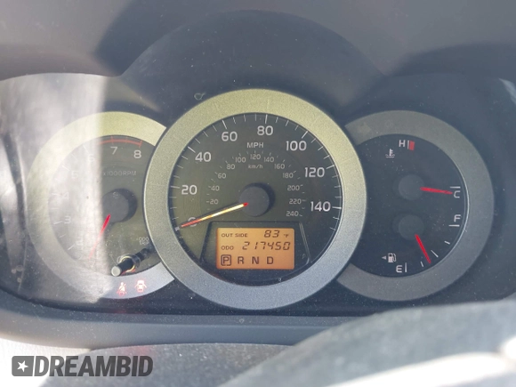2007 Toyota RAV4 Limited with VIN JTMZK31V775011796, listed as a IAAI auction lot 42007942 with 217,450 mi miles. Bid and sale history available at carsss.com. Image 7.
