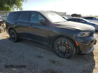2021 Dodge Durango GT with VIN 1C4RDHDG4MC750085, listed as a Copart auction lot 52993585 with Not provided miles and Salvage title. Bid and sale history available at DreamBid. Image 4.