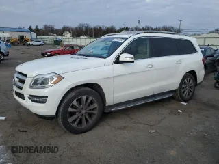2015 Mercedes-Benz GL-Class GL 450 with VIN 4JGDF6EE5FA543947, listed as a Copart auction lot 72813852 with 121,977 mi miles. Bid and sale history available at carsss.com. Image 1.