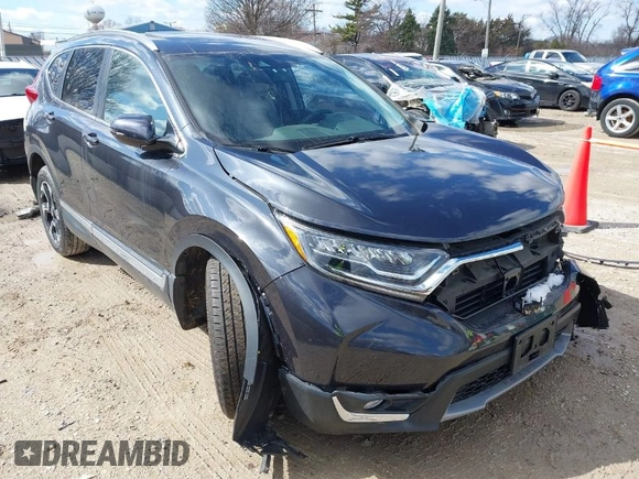 2019 Honda CR-V Touring with VIN 2HKRW2H94KH636320, listed as a IAAI auction lot 41838844 with 37,412 mi miles. Bid and sale history available at carsss.com. Image 1.