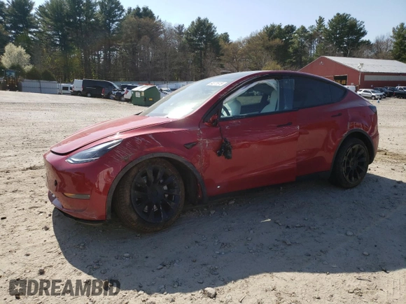 2020 Tesla Model Y Long Range z VIN 5YJYGDEE2LF040404, wystawiony jako Copart lot #54373645 z przebiegiem 40 981 mil mil oraz Szkoda całkowita • Salvage title. Historia ofert i sprzedaży dostępna na DreamBid. Obrazek 1.