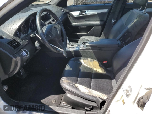2011 Mercedes-Benz C 300 Sport with VIN WDDGF8BB4BR152474, listed as a Copart auction lot 55086685 with 192,748 mi miles and Salvage title. Bid and sale history available at DreamBid. Image 7.