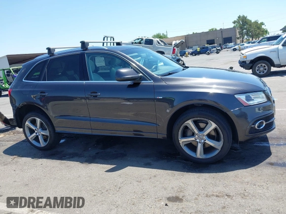 2014 Audi Q5 Premium Plus with VIN WA1DGAFP9EA017608, listed as a IAAI auction lot 42374142 with 98,795 mi miles and . Bid and sale history available at DreamBid. Image 14.