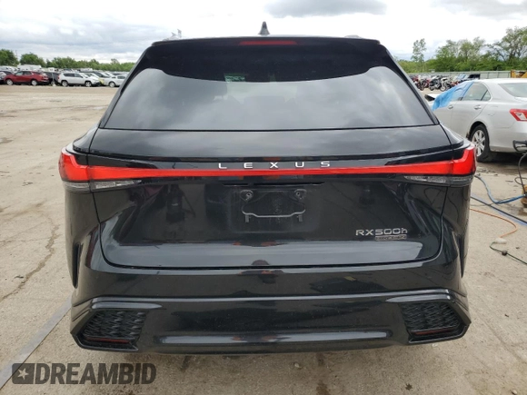 2023 Lexus RX 500h F Sport Performance с VIN 2T2BCMEA9PC003628, выставлен на аукционе Copart как лот 57673995 с пробегом 34 567 миль миль и Списание • Salvage title. История ставок и продаж доступна на DreamBid. Изображение 6.