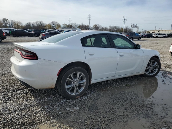 2022 Dodge Charger SXT with VIN 2C3CDXJG6NH245074, listed as a Copart auction lot 79961294 with 27,844 mi miles and Salvage Title. Bid and sale history available at carsss.com. Image 3.