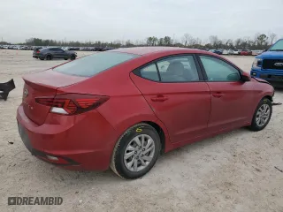 2019 Hyundai Elantra SE with VIN KMHD74LFXKU888767, listed as a Copart auction lot 48299725 with 69,182 mi miles and Salvage Title. Bid and sale history available at carsss.com. Image 3.
