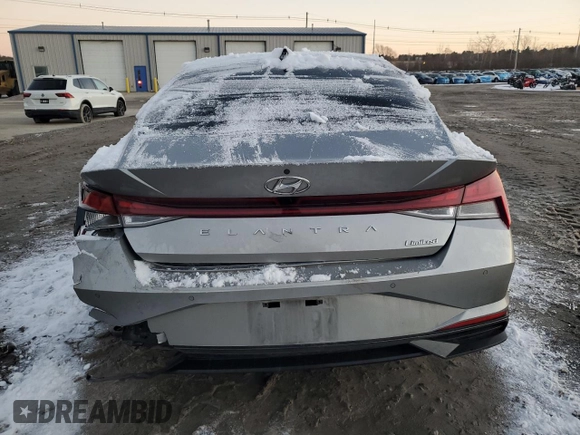 2021 Hyundai Elantra Limited with VIN 5NPLP4AG6MH024310, listed as a Copart auction lot 86559134 with 115,215 mi miles and Salvage Title. Bid and sale history available at DreamBid. Image 6.