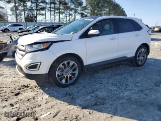 2017 Ford Edge Titanium with VIN 2FMPK3K82HBC51427, listed as a Copart auction lot 48620455 with 106,967 mi miles and Salvage Title. Bid and sale history available at carsss.com. Image 1.