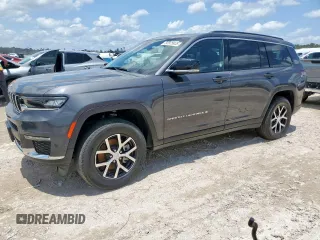 2024 Jeep Grand Cherokee Limited z VIN 1C4RJKBG5R8603504, wystawiony jako Copart lot #58975935 z przebiegiem 33 601 mil mil oraz Szkoda całkowita • Salvage title. Historia ofert i sprzedaży dostępna na DreamBid. Obrazek 1.