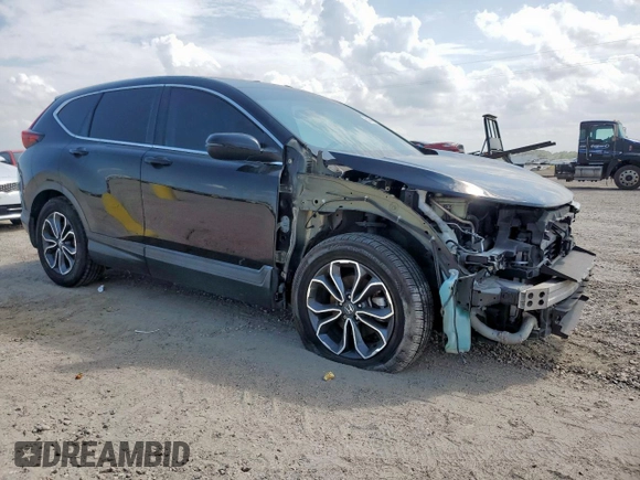 2020 Honda CR-V EX with VIN 5J6RW1H55LA019616, listed as a Copart auction lot 58242425 with 100,787 mi miles and Salvage title. Bid and sale history available at DreamBid. Image 4.