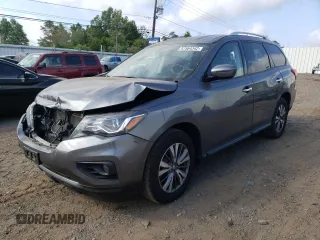 2018 Nissan Pathfinder SV with VIN 5N1DR2MMXJC673857, listed as a Copart auction lot 66169972 with 33,437 mi miles and Salvage title. Bid and sale history available at DreamBid. Image 2.