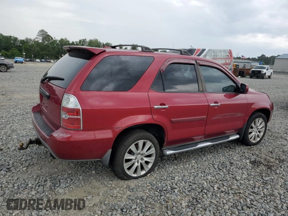 2005 Acura MDX Touring with VIN 2HNYD18805H542784, listed as a Copart auction lot 59376054 with 293,401 mi miles and Clean Title. Bid and sale history available at carsss.com. Image 3.