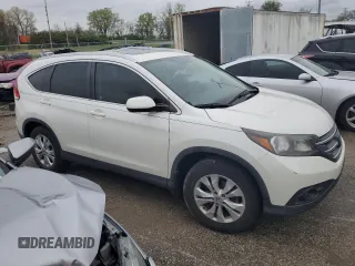 2012 Honda CR-V EX-L with VIN 5J6RM3H72CL033948, listed as a Copart auction lot 49062174 with 121,067 mi miles and Salvage Title. Bid and sale history available at carsss.com. Image 4.
