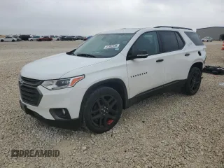 2020 Chevrolet Traverse Premier z VIN 1GNERKKW3LJ266840, wystawiony jako Copart lot #47392335 z przebiegiem 69 811 mil mil oraz Szkoda całkowita • Salvage title. Historia ofert i sprzedaży dostępna na DreamBid. Obrazek 1.