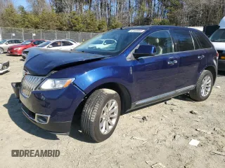 2011 Lincoln MKX with VIN 2LMDJ6JKXBBJ14137, listed as a Copart auction lot 47458085 with 142,504 mi miles and Salvage Title. Bid and sale history available at carsss.com. Image 1.